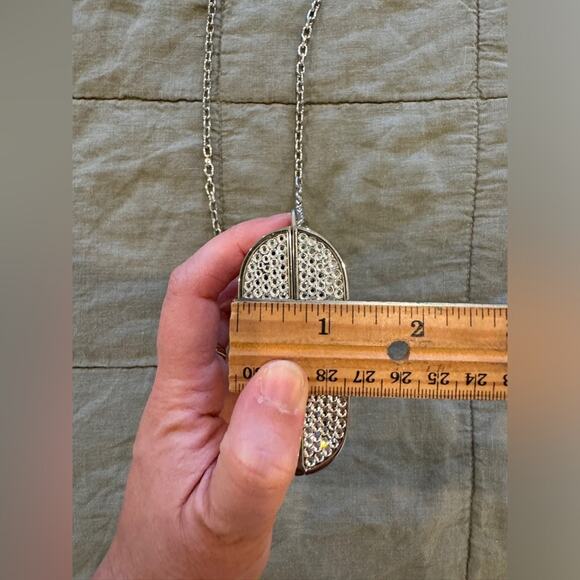 Vintage Judith Leiber Mini Minaudiere Swarovski Crystal-Embellished Clutch - Picture 9 of 9